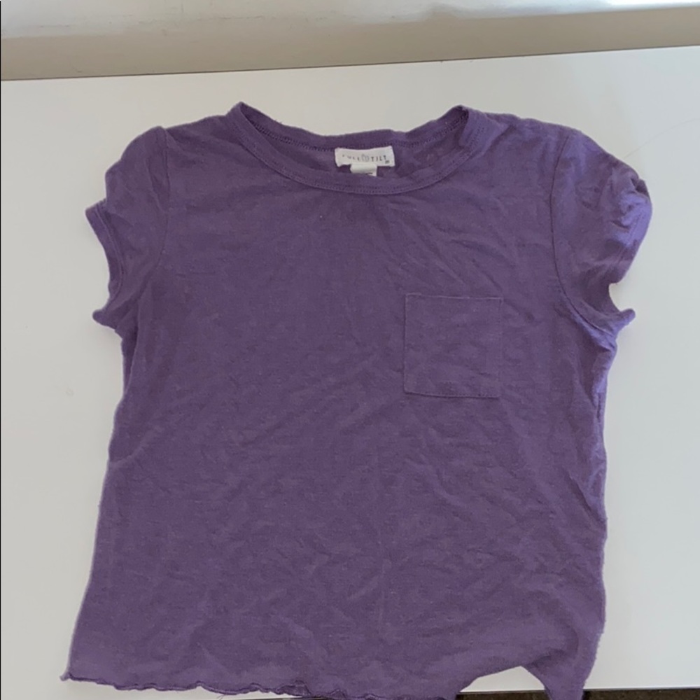 Purple Tillys short sleeve top!